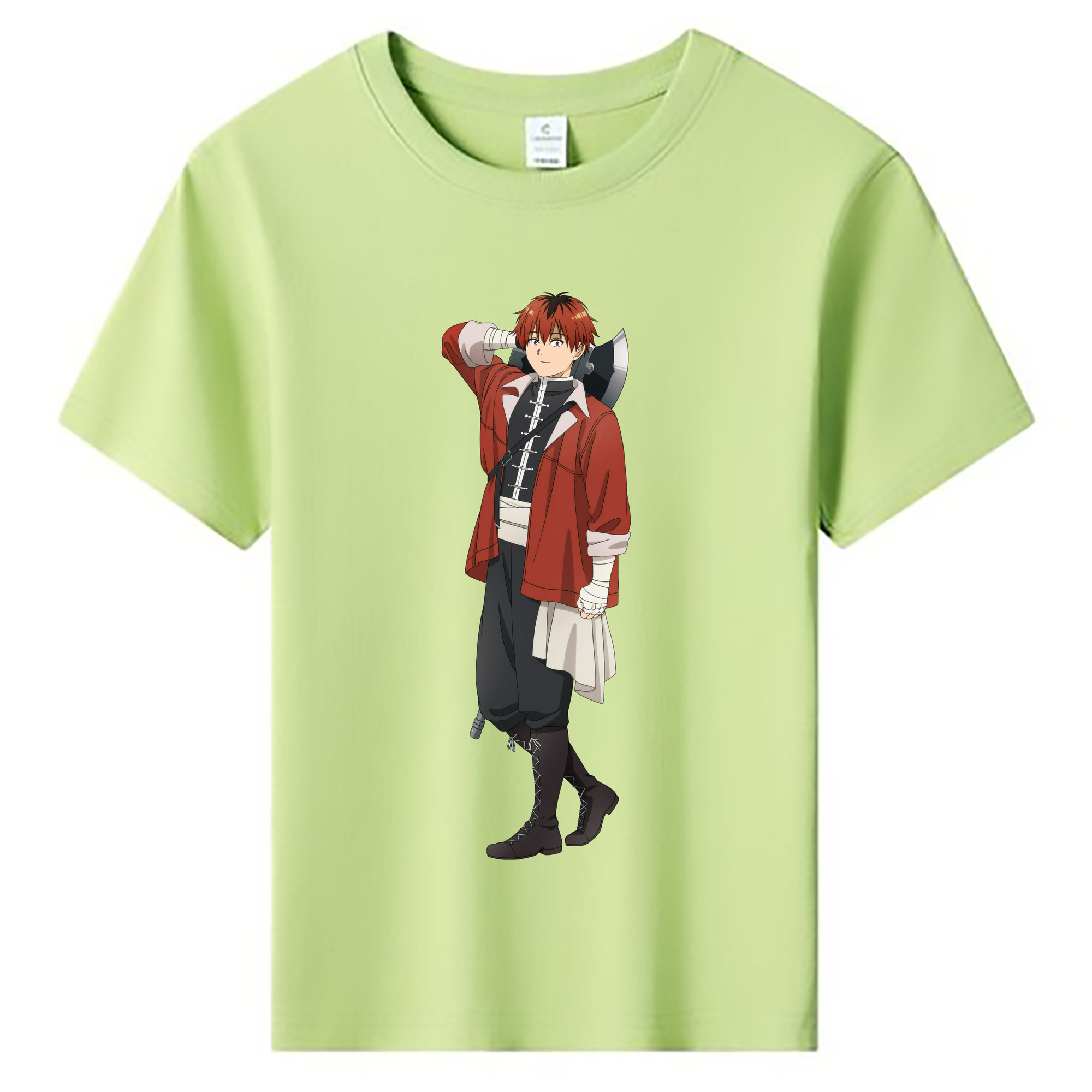 （画像用） 葬送のフリーレン Frieren 綿100％キッズTシャツ（フロントプリント）
